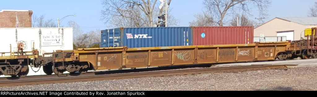 DTTX 680479 and two containers